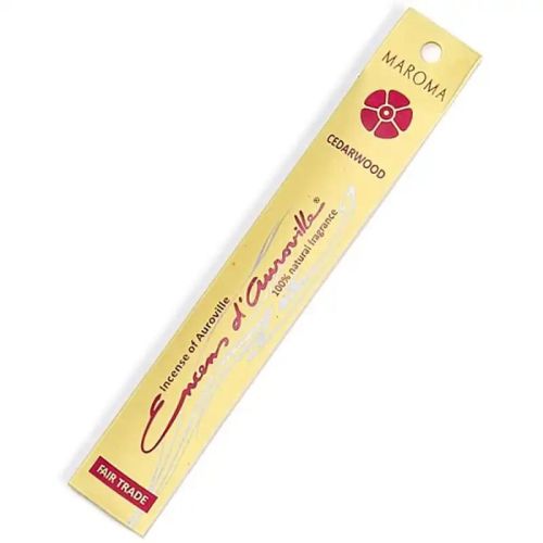 Maroma Premium Stick Incense Cedarwood, 10 Packs