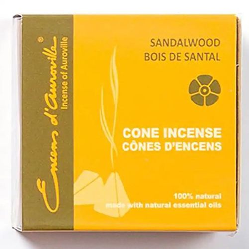 Maroma Cone Incense Sandalwood, 10 Packs