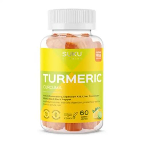 Suku Vitamins Turmeric Curcuma, 60 Gummies