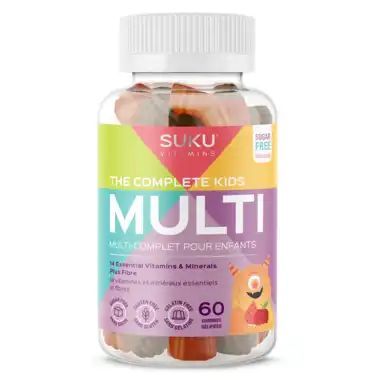 Suku Vitamins The Complete Kids Multi 60 Gummies