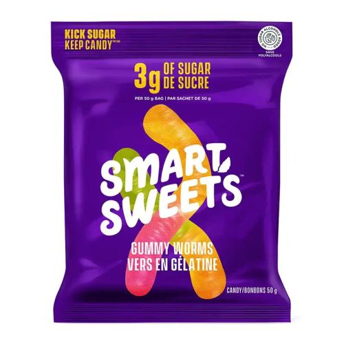 Smart Sweets Gummy Worms 50g