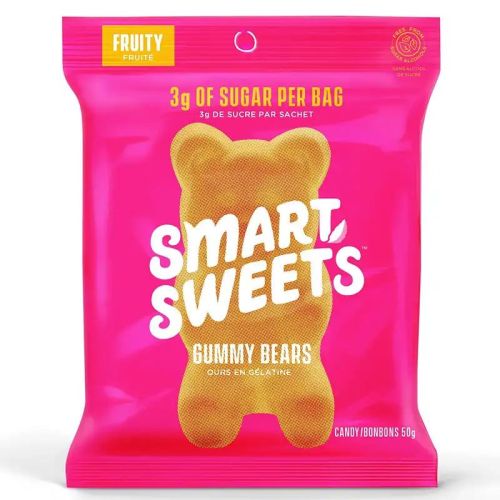 Smart Sweets Gummy Bears Fruity 50g