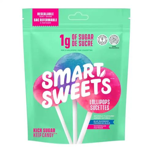 Smart Sweets Lollipops 85g