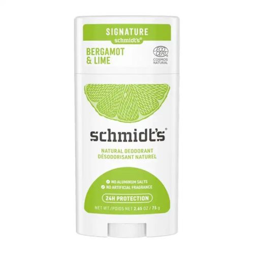 Schmidt's Naturals Deodorant Stick Bergamot & Lime, 75g