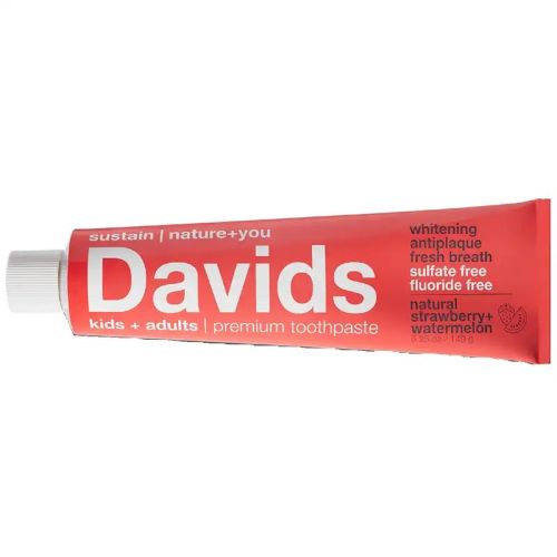 Davids Toothpaste Kids+Adults Strawberry Watermelon, 149g