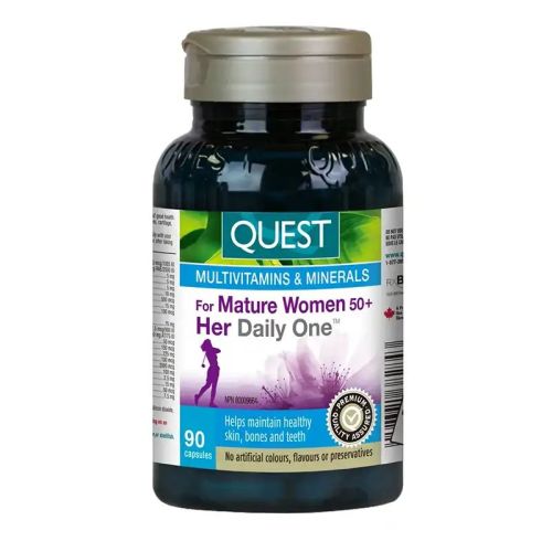 Quest Her Daily One for Mature Women 50+, 90 Capsules
