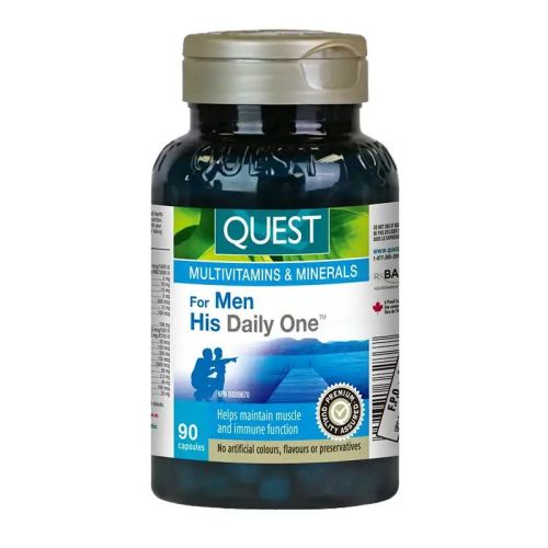Quest His Daily One for Men, 90 Capsules
