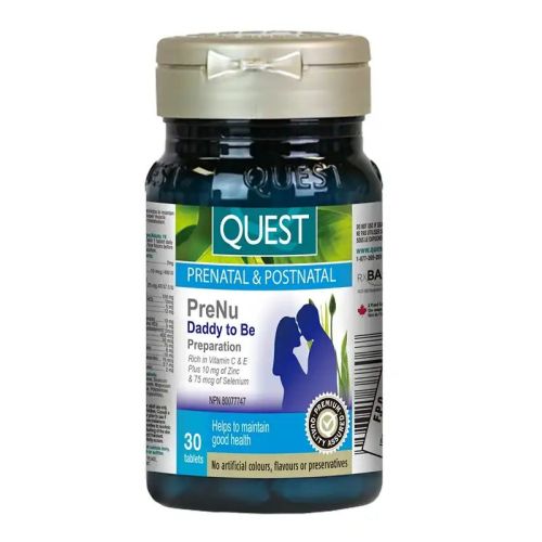 Quest PreNu Daddy To Be Preparation, 30 Tablets