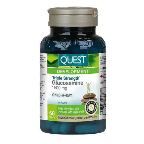Quest Triple Strength Glucosamine 1500 mg, 60 Tablets