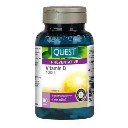 Quest Vitamin D 1000 IU, 90 Tablets