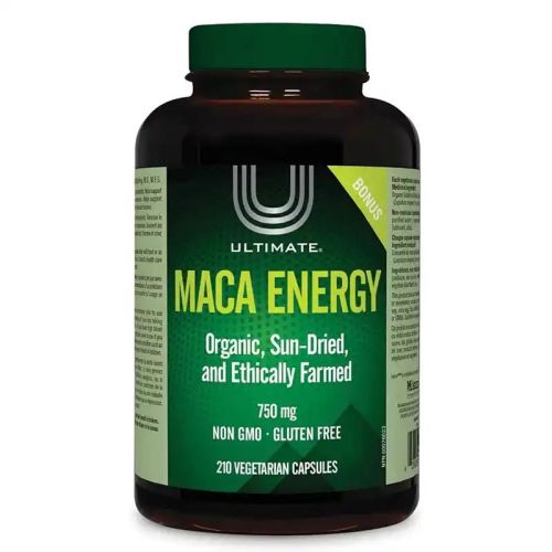 Ultimate Maca Energy 210 vegicaps BONUS