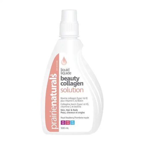 Prairie Naturals Liquid Beauty Collagen Solution with Vitamin C & Biotin, 500mL