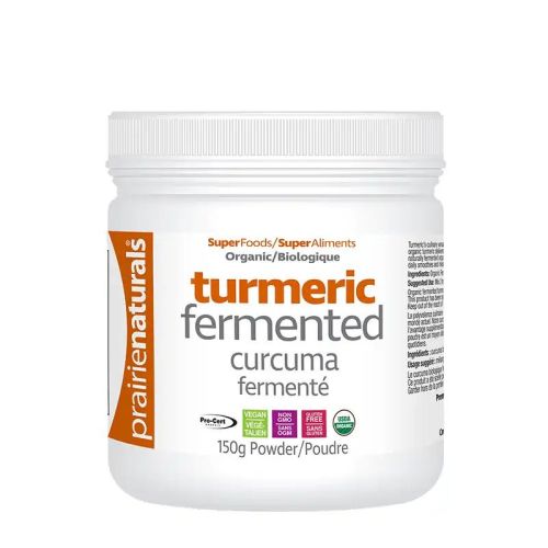 Prairie Naturals Fermented & Organic Turmeric Powder, 150 g