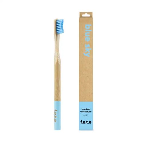 f.e.t.e Bamboo Toothbrush Blue Sky Soft, 1ct