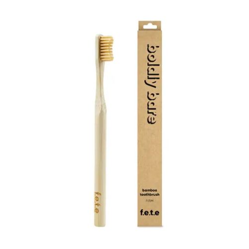 f.e.t.e Bamboo Toothbrush Boldly Bare Natural, 1ct