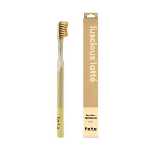 f.e.t.e Bamboo Toothbrush Luscious Latte, 1ct