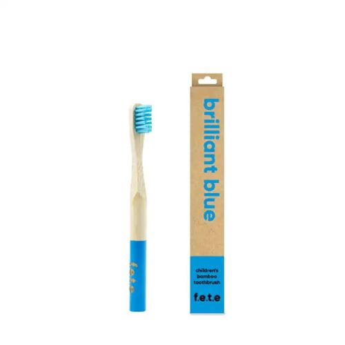 f.e.t.e. Children's Toothbrush Brilliant Blue, 1ct