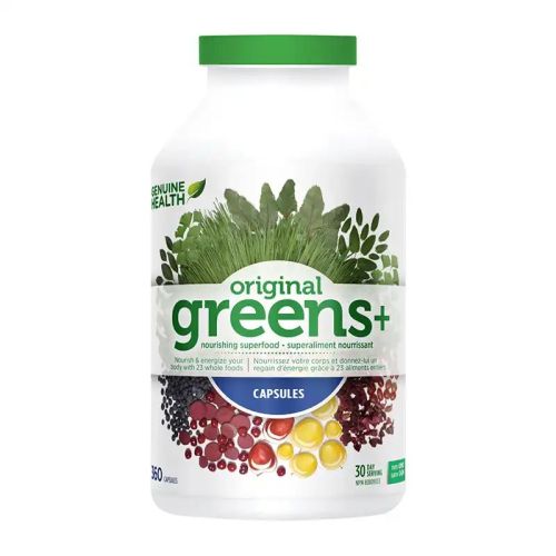 Genuine Health Greens+ Superfood, 360 Capsules
