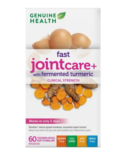 Genuine Health Fast Joint Care+ - Fermented Turmeric, 60 V-Capsules