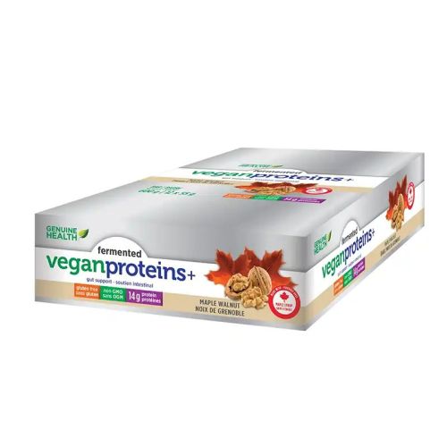 Genuine Health Vegan Protein Bar - Maple Walnut, 12 x 55g