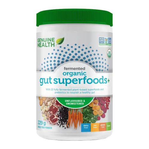 Genuine Health Ferment Organic Gut Superfood Unflavored, 229g