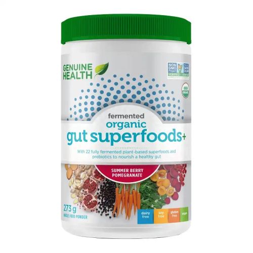 Genuine Health Ferment Organic Gut Superfood Summer Berry-Pomegranate, 273g