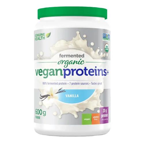 Genuine Health Fermented Organic Vegan Protein+ - Vanilla