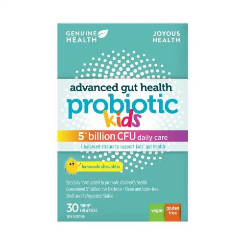 Genuine Health Probiotic for Kids - Lemonade, 30 Chewables