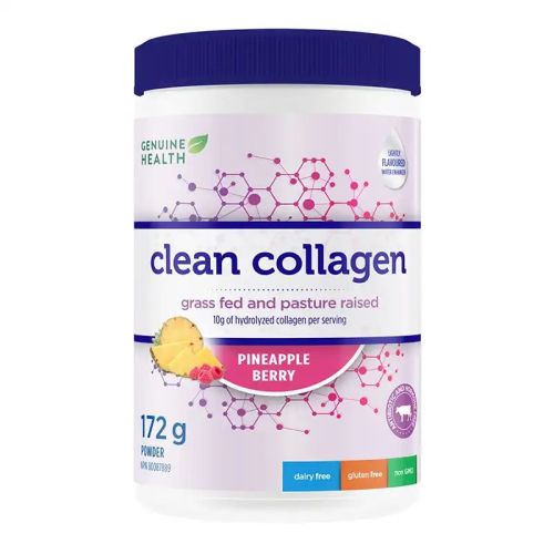 Genuine Health Clean Collagen Bovine - Pineapple Berry