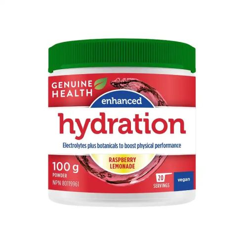Genuine Health Enhance Hydration Raspberry-Lemonade, 100g