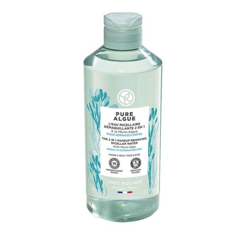 Yves Rocher Pure Algue 2in1 Makeup Remover, 400ml