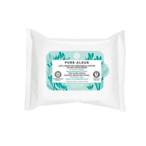 Yves Rocher Pure Algue Makeup Removing Wipes, 20pad