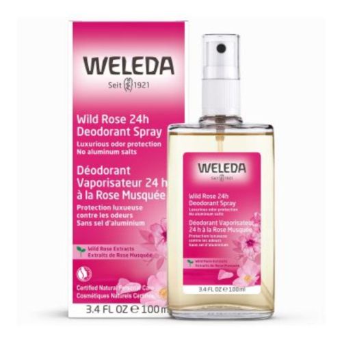 Weleda Wild Rose 24H Deodorant Spray, 100ml