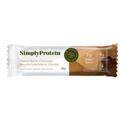 Simply Protein Plant Based Bar Peanut Butter Chocolate, 40g