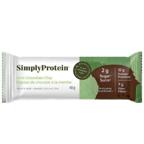 Simply Protein Plant Based Bar Mint Chocolate Chip, 40g