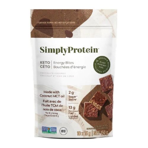 Simply Protein Keto Energy Bites Chocolate Coconut, 150g
