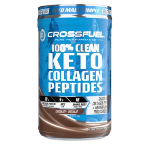 Crossfuel	Keto Collagen Peptides Chocolate, 454g
