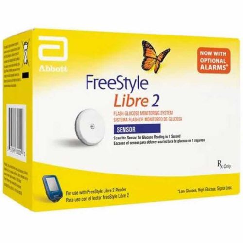 Abbott FreeStyle Libre 2 Flash Glucose Monitoring System Sensor Kit