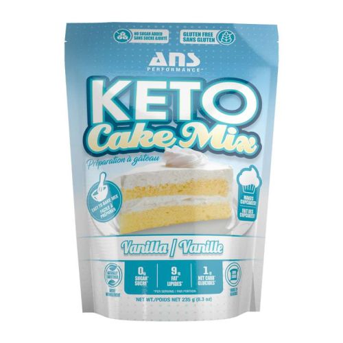 ANS Performance Keto Cake Mix Vanilla, 235g