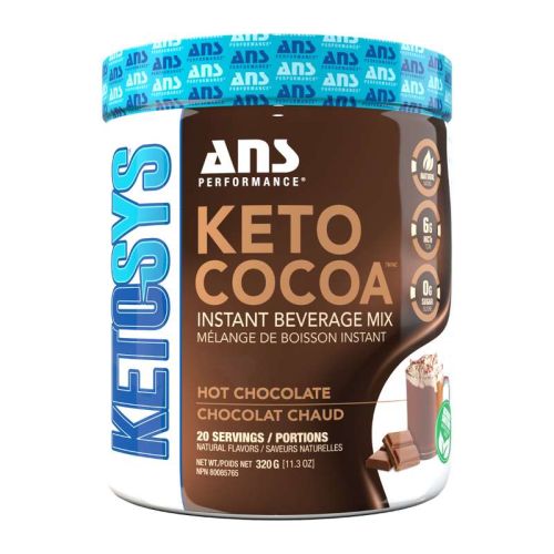 ANS Performance Keto Cocoa Beverage Mix Hot Chocolate, 320g