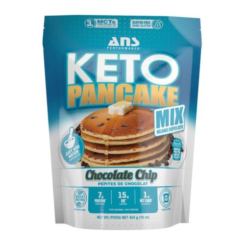 ANS Performance Keto Pancake Mix Chocolate Chip, 454g