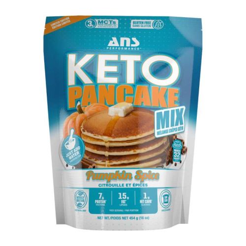 ANS Performance Keto Pancake Mix Pumpkin Spice, 454g