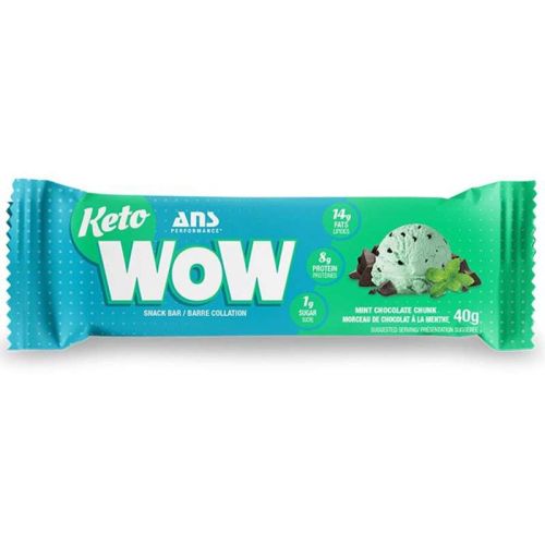 ANS Performance KetoWoW Snack Bar Mint Chocolate Chunk, 40g