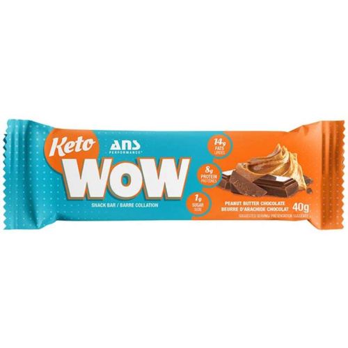 ANS Performance KetoWoW Snack Bar Peanut Butter Chocolate, 40g