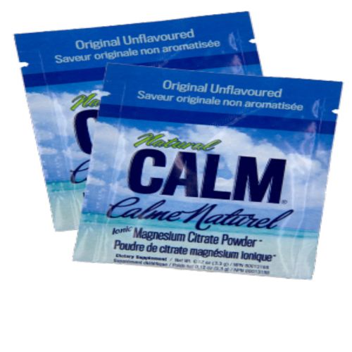Natural Calm Magnesium Citrate Powder Plain Flavour,  packs of 10