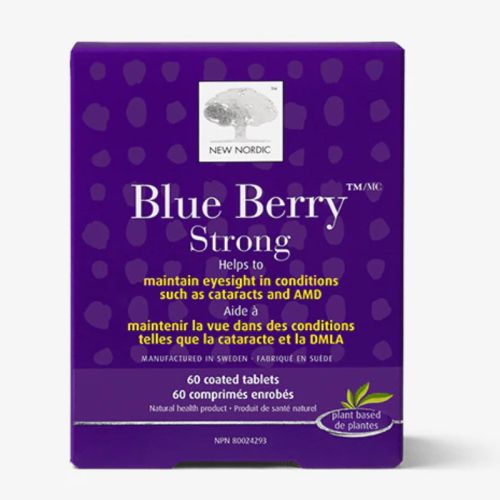 New Nordic Supplement Blue Berry ™ Strong, 60 Gummies
