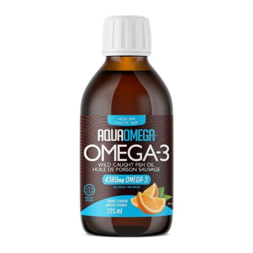 AquaOmega Omega-3 High EPA Orange, 225ml