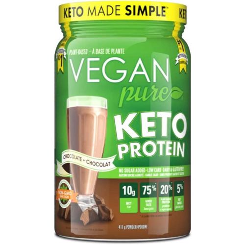 628451125402 Vegan Pure Keto Protein Chocolate