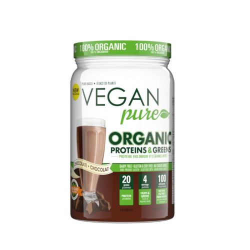 628451125426 Vegan Pure Organic Protein & Greens Choc