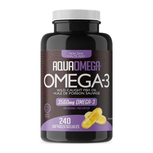 AquaOmega Omega-3 High DHA, 240 Softgell